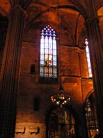 Barcelone, Catedral La Seu, Vitrail